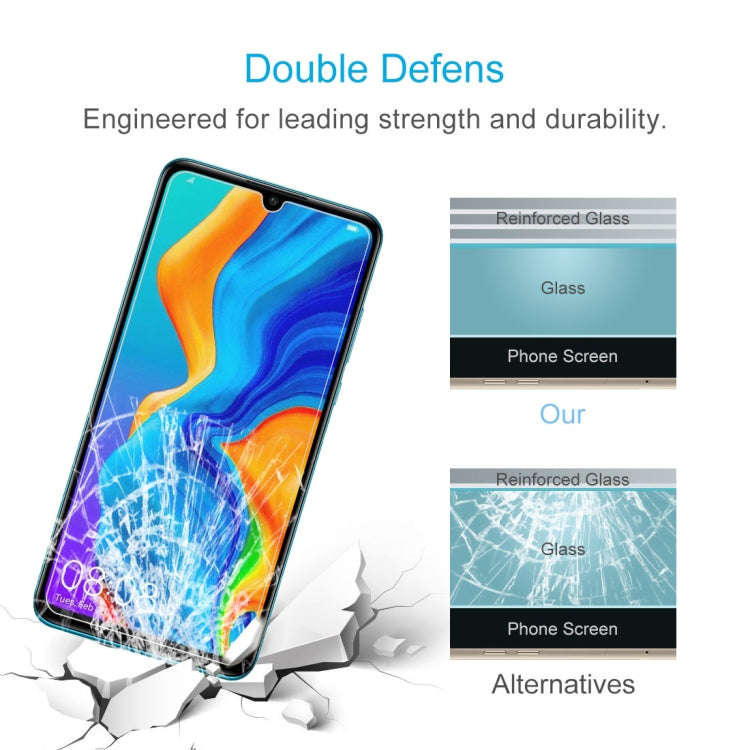10 PCS 0.26mm 9H 2.5D Tempered Glass Film for Huawei P30 Lite