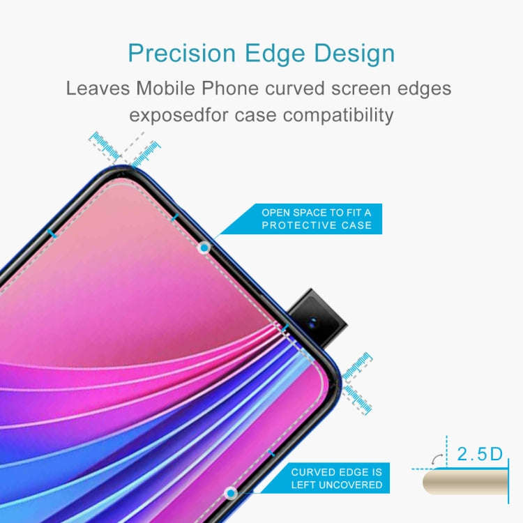 100 PCS 0.26mm 9H 2.5D Tempered Glass Film for Vivo V15 Pro