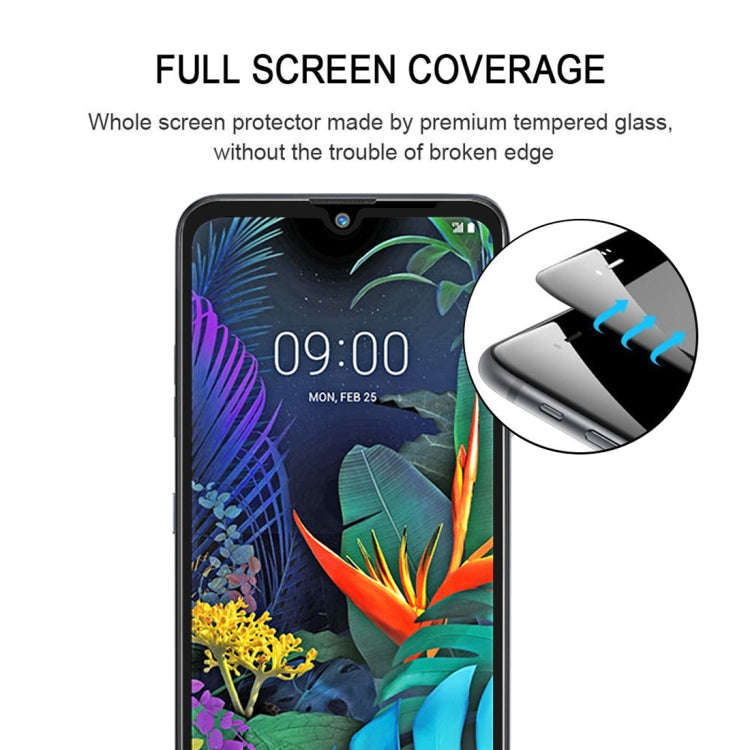 25 PCS 9H Full Screen Full Tempered Glass Film for LG X6 (2019) / Q60 / K50