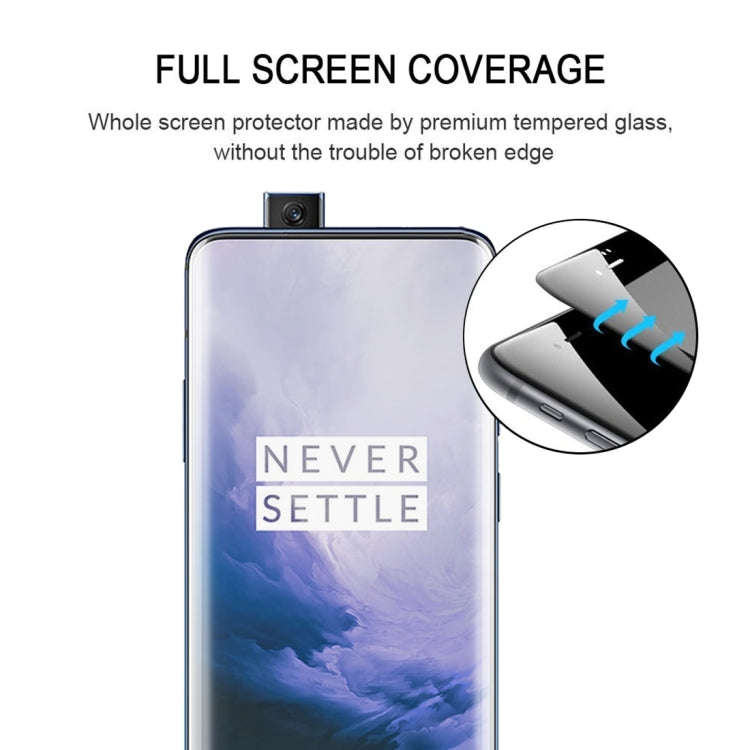 3D Curved Edge Full Screen Tempered Glass Film for OnePlus 7 Pro(Transparent)