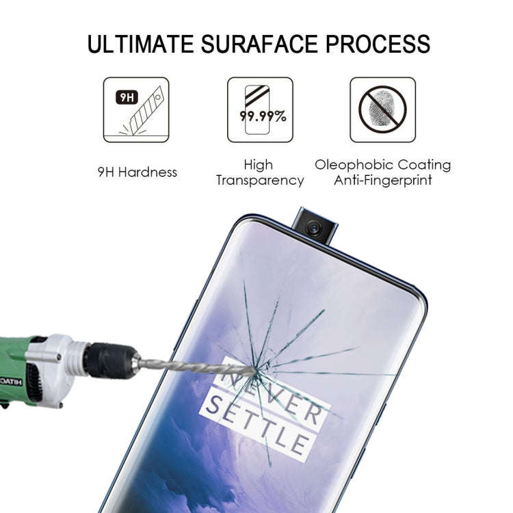 3D Curved Edge Full Screen Tempered Glass Film for OnePlus 7 Pro(Transparent)
