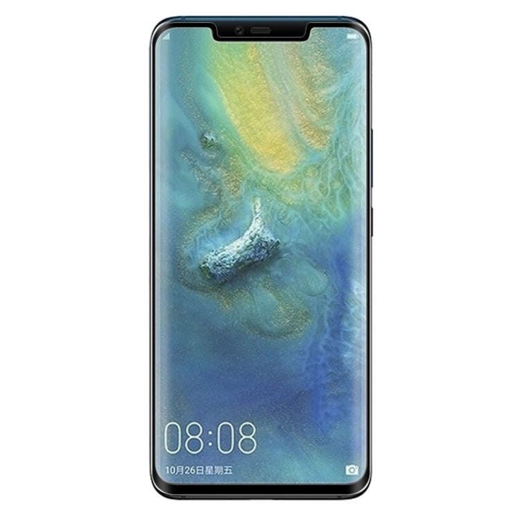 25 PCS Full Glue 3D Curved Edge Full Screen Tempered Glass Film for Huawei Mate 20 Pro (Black)