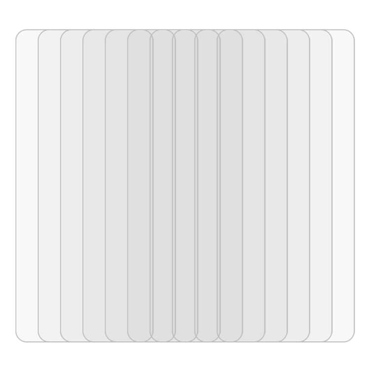 For Huawei Enjoy 10 Plus 50 PCS 0.26mm 9H 2.5D Tempered Glass Film