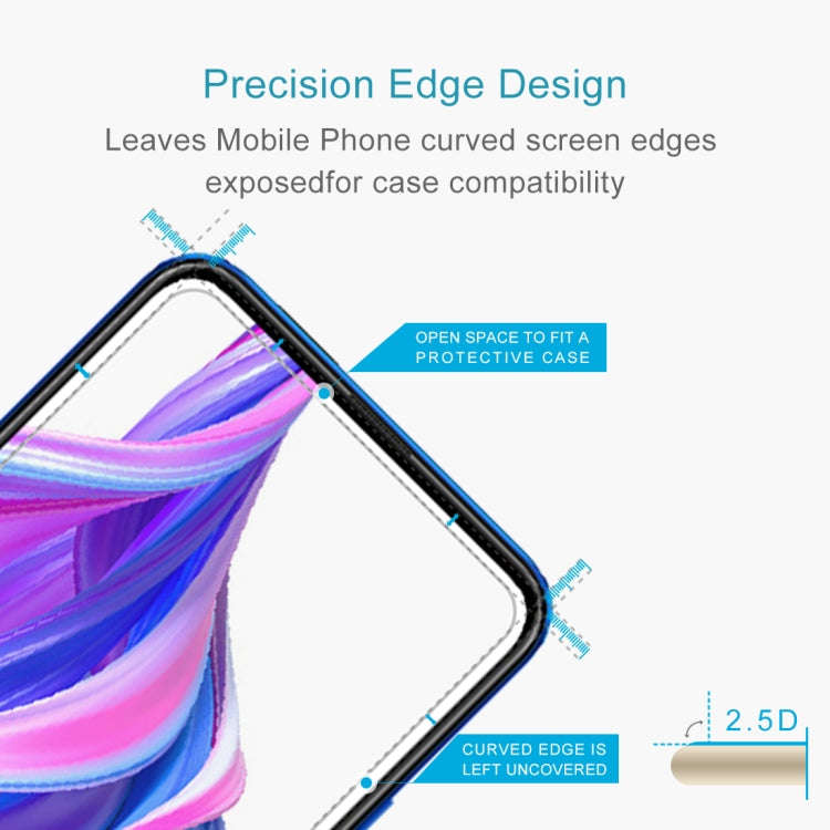 For Huawei Honor 9X 50 PCS 0.26mm 9H 2.5D Tempered Glass Film