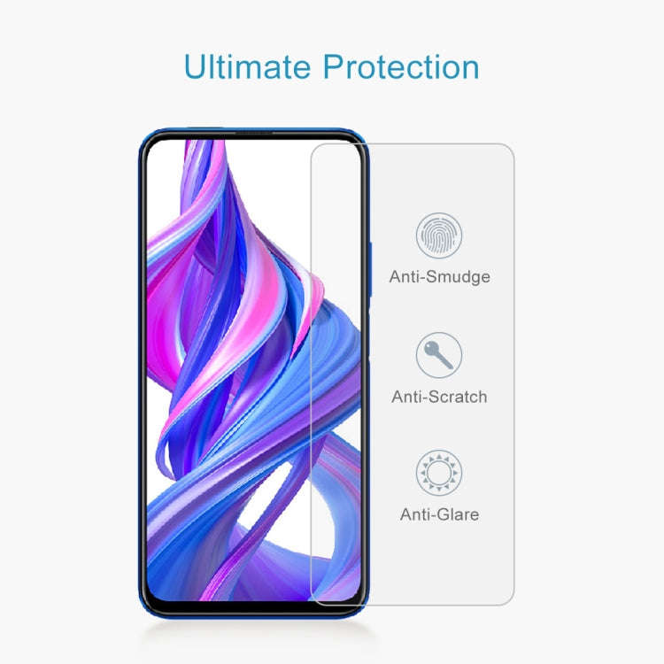 For Huawei Honor 9X 50 PCS 0.26mm 9H 2.5D Tempered Glass Film