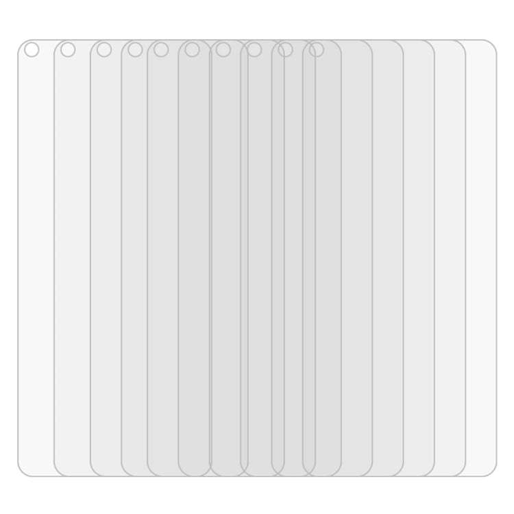 For Huawei Play 3 10 PCS 0.26mm 9H 2.5D Tempered Glass Film