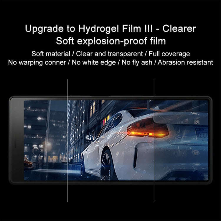 2 PCS IMAK 0.15mm Curved Full Screen Protector Hydrogel Film Front Protector for Sony Xperia 10