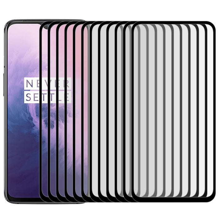 25 PCS 9H Full Screen Curved Edge Tempered Glass Film for OnePlus 7