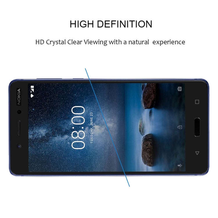 Full Glue Full Cover Screen Protector Tempered Glass film for Nokia 6.1 Plus / X6