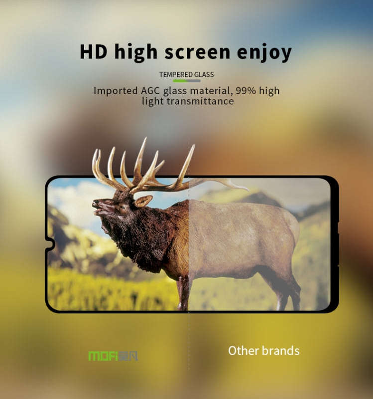MOFI 9H 2.5D Full Glue Tempered Glass Film for Huawei  Honor 20(Black)
