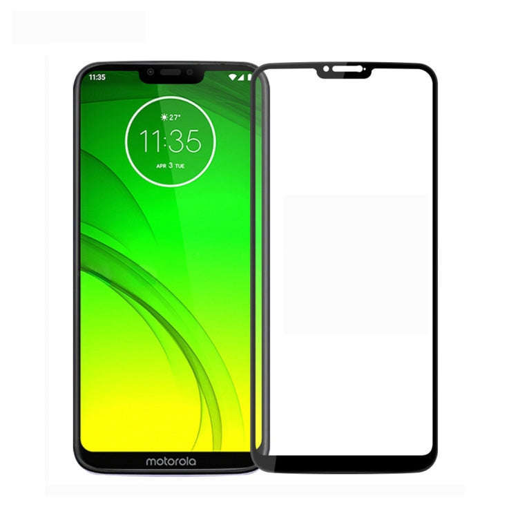 MOFI 9H 3D Explosion-proof Curved Screen Tempered Glass Film for Motorola Moto G7 Power (Black)