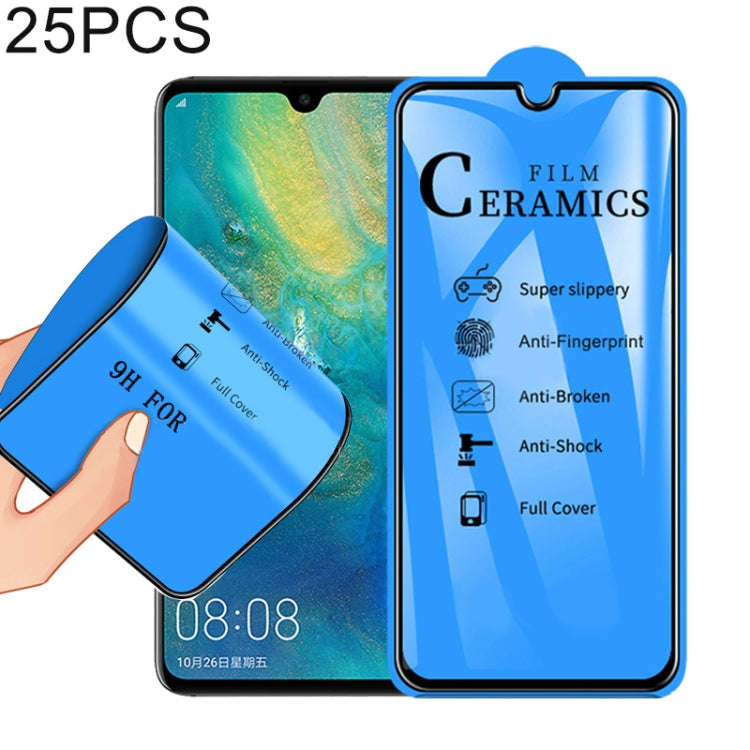 25 PCS 2.5D Full Glue Full Cover Ceramics Film for Huawei Mate 20