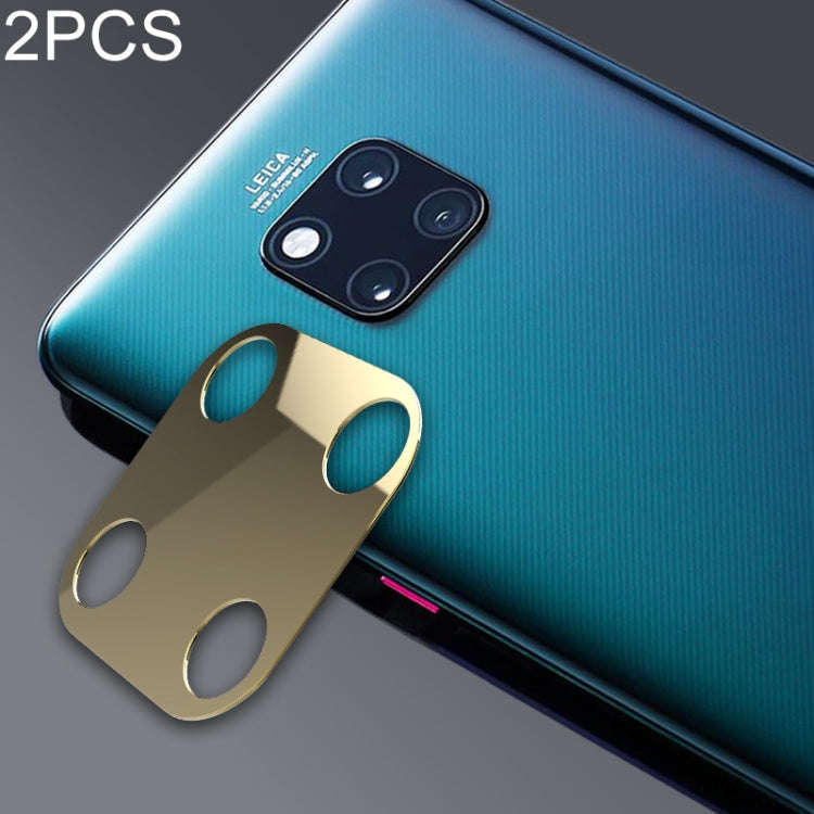 2 PCS 10D Full Coverage Mobile Phone Metal Rear Camera Lens Protection Ring Cover for Huawei Mate...