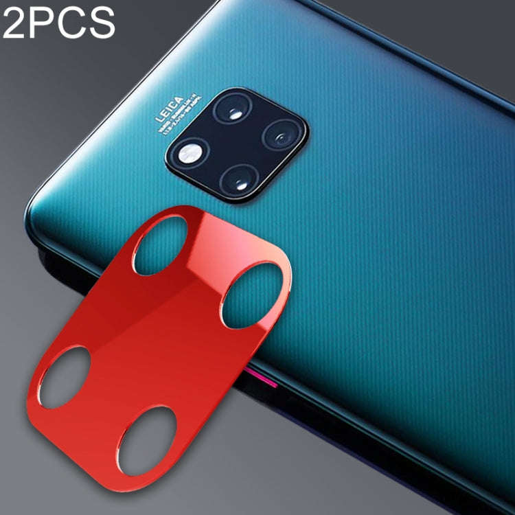 2 PCS 10D Full Coverage Mobile Phone Metal Rear Camera Lens Protection Ring Cover for Huawei Mate...