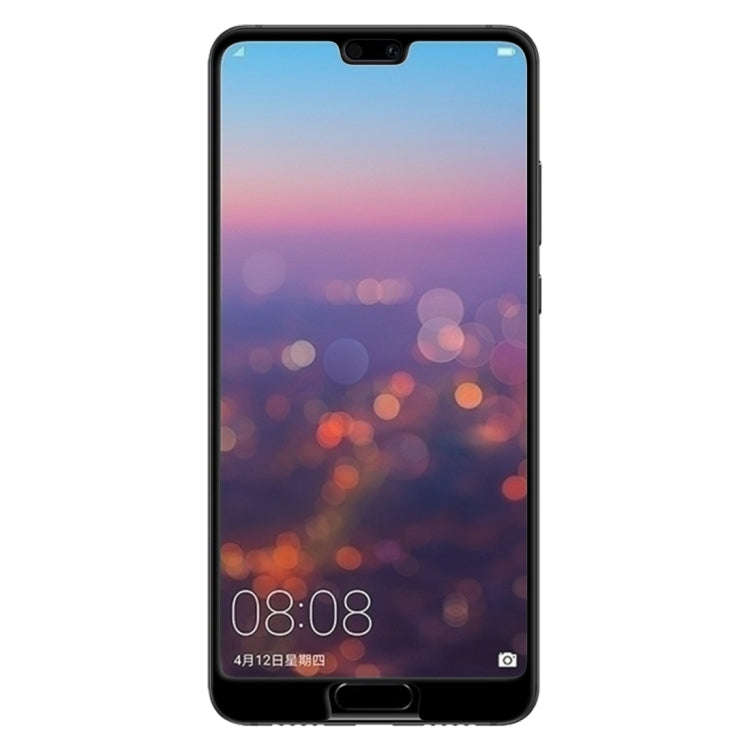 2 PCS 9H Silk Print Full Screen Tempered Glass Film for Huawei P20