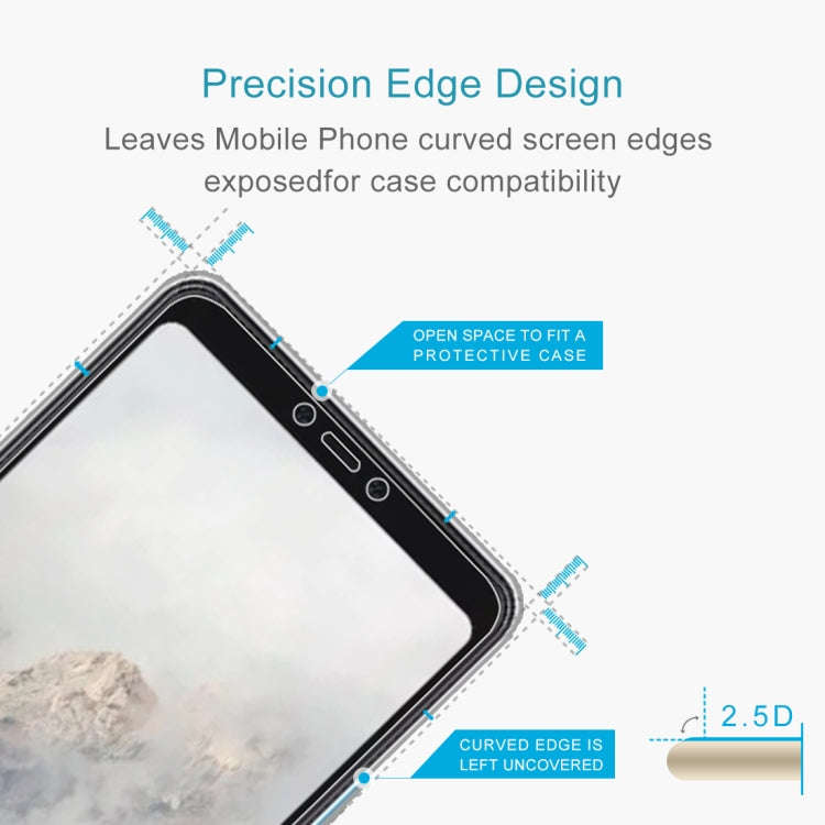 50 PCS 0.26mm 9H 2.5D Tempered Glass Film for Google Pixel 4 XL, No Retail Package