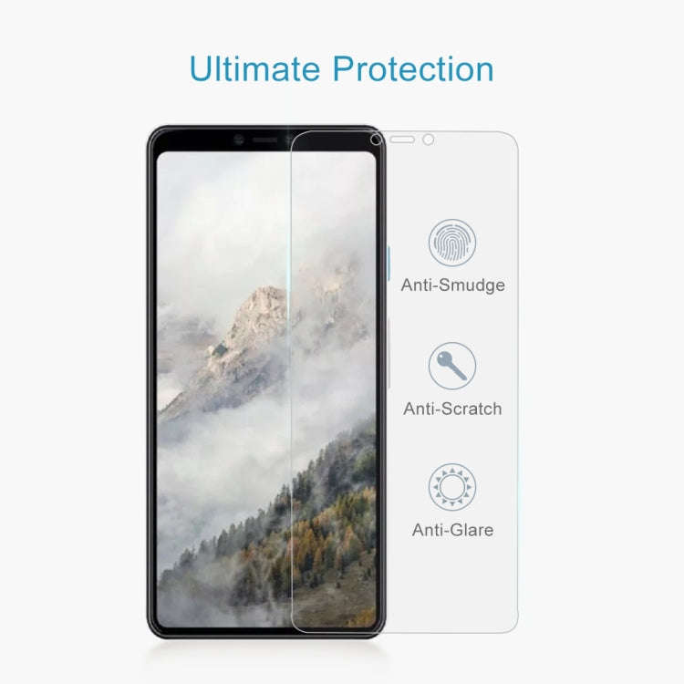 50 PCS 0.26mm 9H 2.5D Tempered Glass Film for Google Pixel 4 XL, No Retail Package