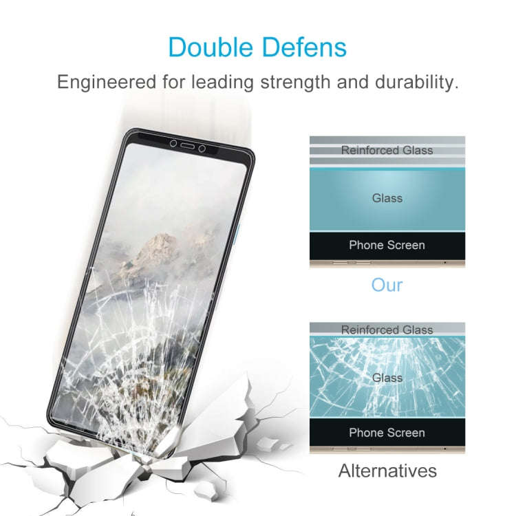 50 PCS 0.26mm 9H 2.5D Tempered Glass Film for Google Pixel 4 XL, No Retail Package
