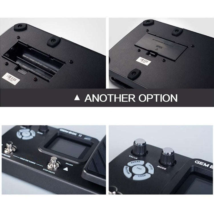 JOYO GEM-BOX2 Multifunctional Integrated Electric Acoustic Guitar Effector with Pedal and Drum Ma...