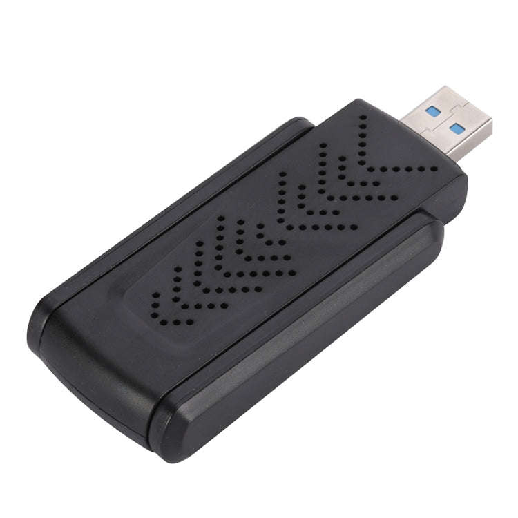1516 Driverless Wireless Network Card Gigabit Dual Band 5G 150Mbps Computer USB Network Card (Black)
