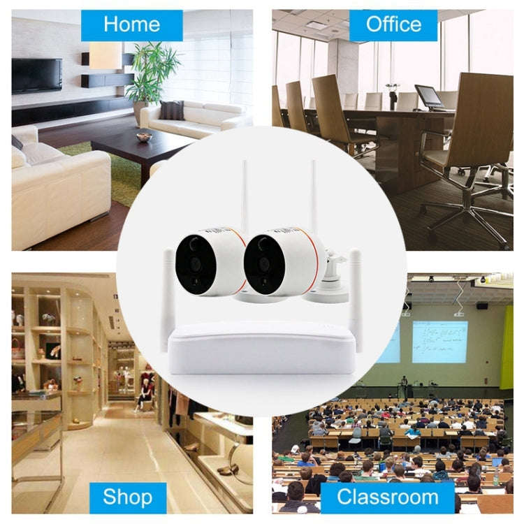 Indoor 4CH HD 1080P Security Wireless IP IR Camera Wifi Kit, Support Night Vision / PIR Detection...