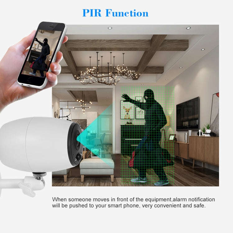 VESAFE VS-DC01 Security HD 720P Two-Way Audio Wireless Wifi IP Camera, Support Night Vision & PIR...