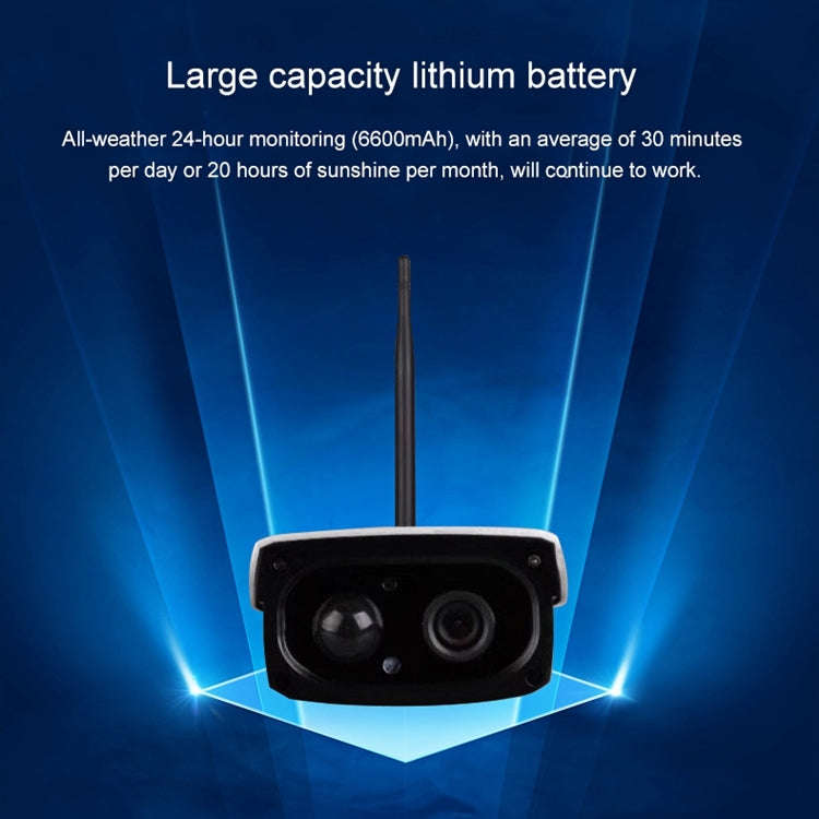 VESAFE VS-Y3 Outdoor HD 1080P Solar Power Security IP Camera, Support Motion Detection & PIR Wake...