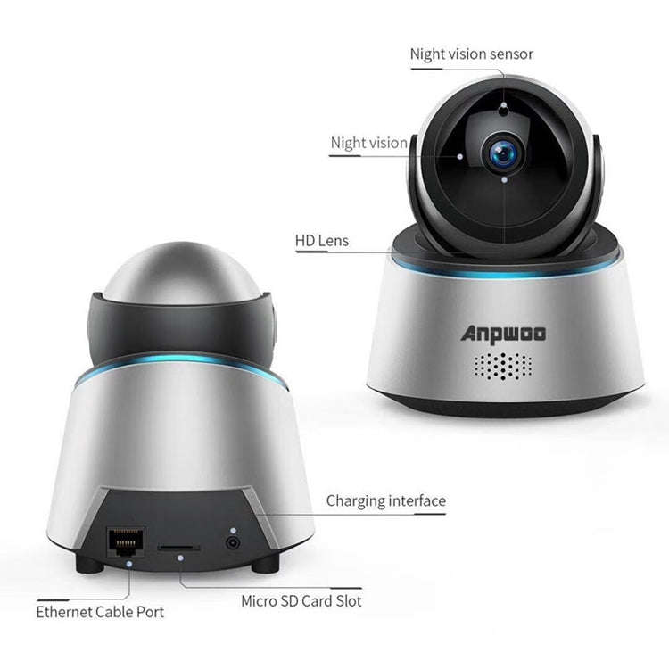Anpwoo Astronaut 2.0MP 1080P 1/3 inch CMOS HD WiFi IP Camera, Support Motion Detection / Night Vi...