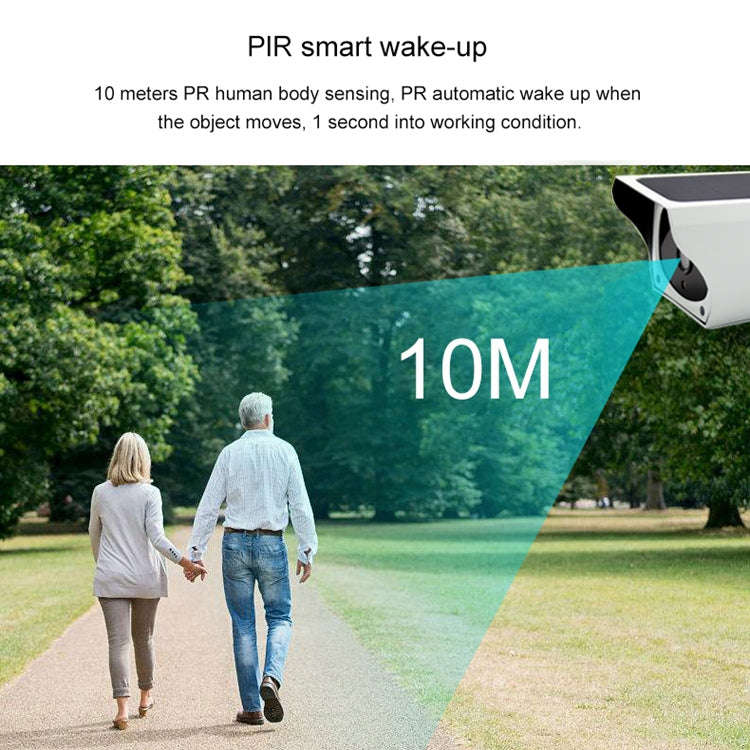YS-Y4 1080P HD Solar Wifi Battery Camera, Support Motion Detection & Infrared Night Vision & SD C...