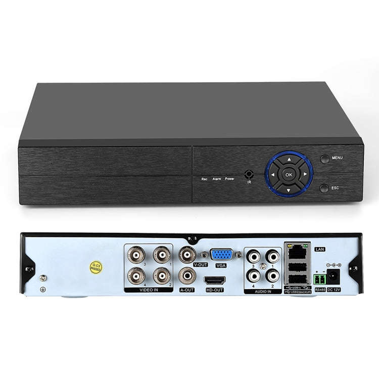A4B3Kit 2MP 4CH 1080P CCTV Security Camera System AHD DVR Surveillance Kit, Support Night Vision ...