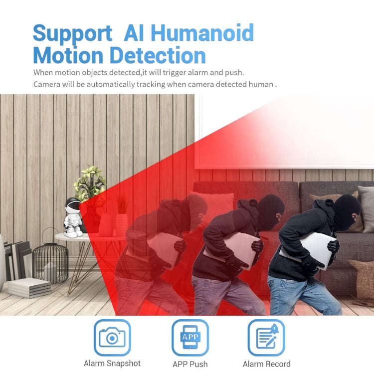 ESCAM PT205 HD 1080P Robot WiFi IP Camera, Support Motion Detection / Night Vision, IR Distance: ...