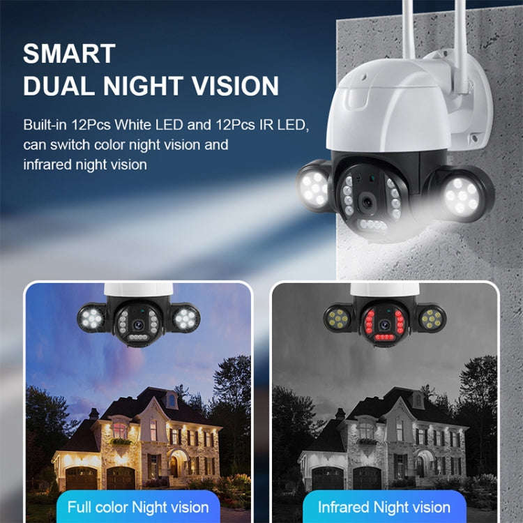 QX55 3.0 Million Pixels IP65 Waterproof 2.4G Wireless IP Camera, Support Motion Detection & Two-w...