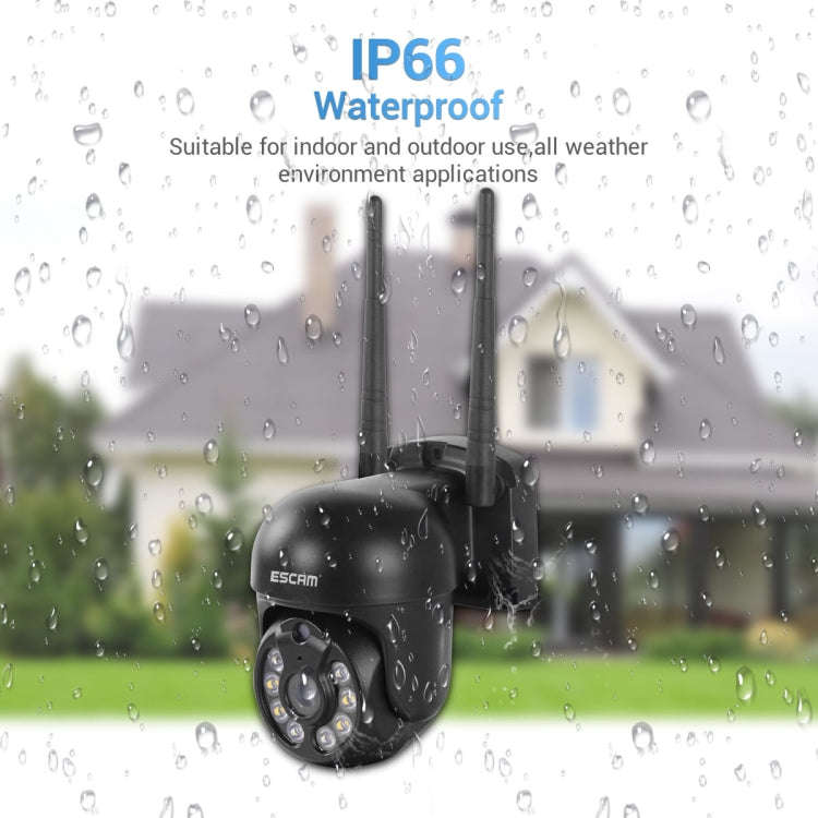 ESCAM WNK618 3.0 Million Pixels 8-channel Wireless Dome Camera HD NVR Security System, Support Mo...