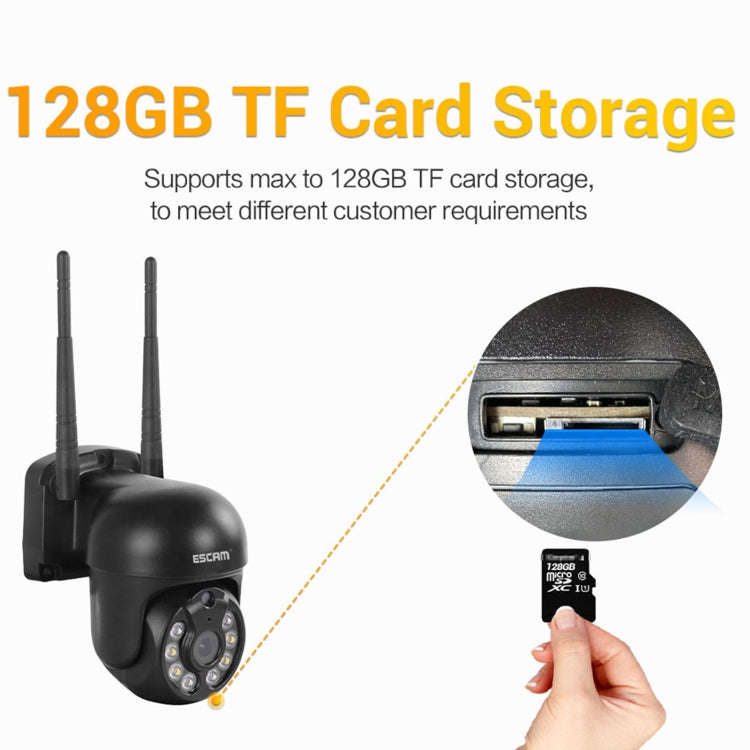 ESCAM WNK610 3.0 Million Pixels Wireless Dome IP Camera, Support Motion Detection & Two-way Audio...