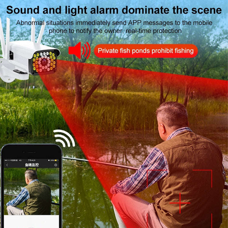 Difang DF-36Q Outdoor HD Surveillance IP Camera, Support Voice Intercom & Night Vision & Human Fi...