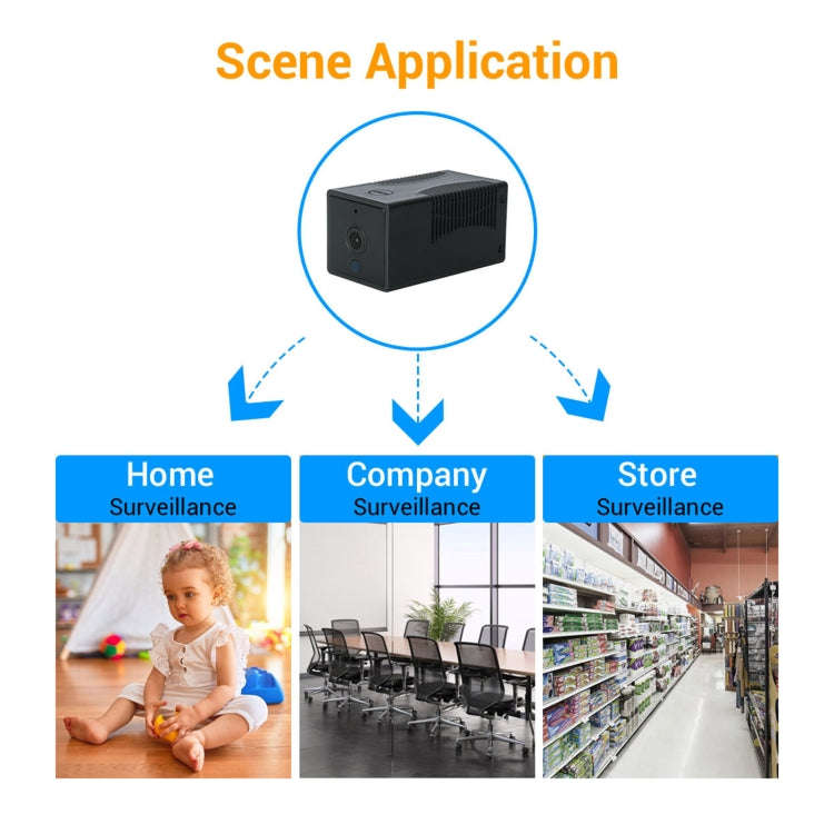G17 2.0 Million Pixels HD 1080P Smart WiFi IP Camera, Support Night Vision & Two Way Audio & Moti...