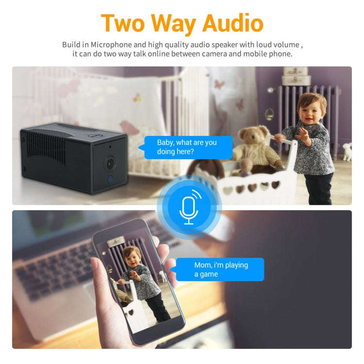 G17 2.0 Million Pixels HD 1080P Smart WiFi IP Camera, Support Night Vision & Two Way Audio & Moti...