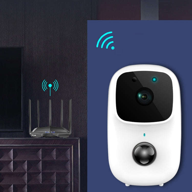 B90 Low-power Battery Surveillance Camera, Support Two-way Intercom, TF Card, PIR Human Body Indu...
