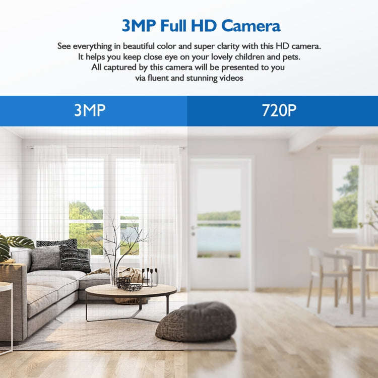DP18 3.0MP Smart WiFi 1080P HD Outdoor Network Light Bulb Camera, Support Infrared Night Vision &...
