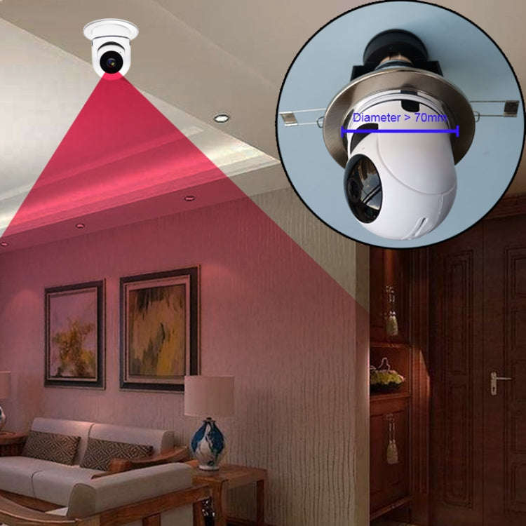 DP17 2.0 Million Pixels Dual Light Source Smart Dual-band WiFi 1080P HD Outdoor Network Light Bul...