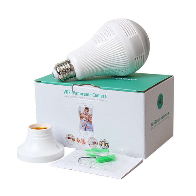 B3 1.3 Million Pixel Home Smart WiFi Panoramic Light Bulb Camera