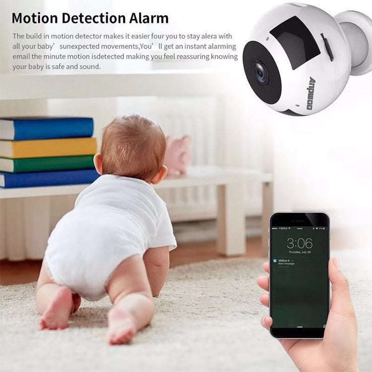 Anpwoo MN003 360 Degrees Panoramic 960P HD WiFi IP Camera, Support Motion Detection & Infrared Ni...
