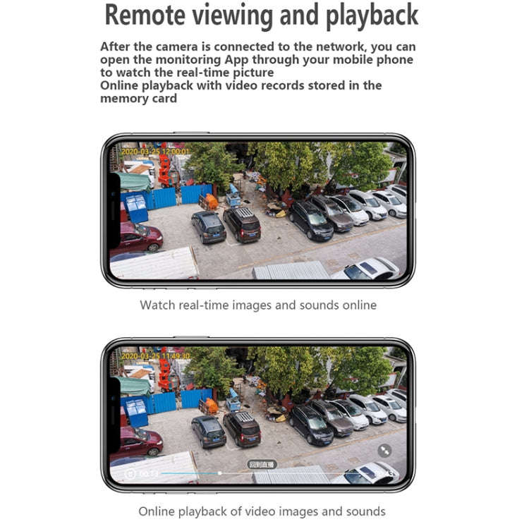 VESAFE Y4P Outdoor HD 1080P Solar Power Security IP Camera, Support Motion Detection & PIR Wake u...
