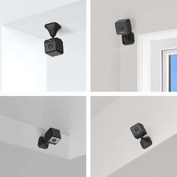 CAMSOY S20 1080P WiFi Wireless Network Action Camera Wide-angle Recorder with Mount (Black)