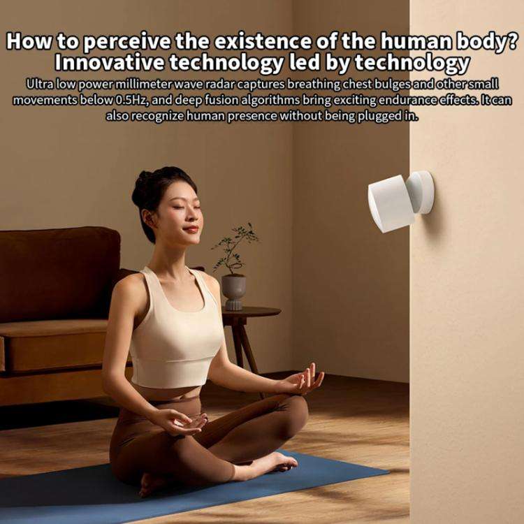 Xiaomi Presence Sensor XMOSB01XS Smart Wireless Home Connection Bluetooth 5.0 Body Motion Sensors...