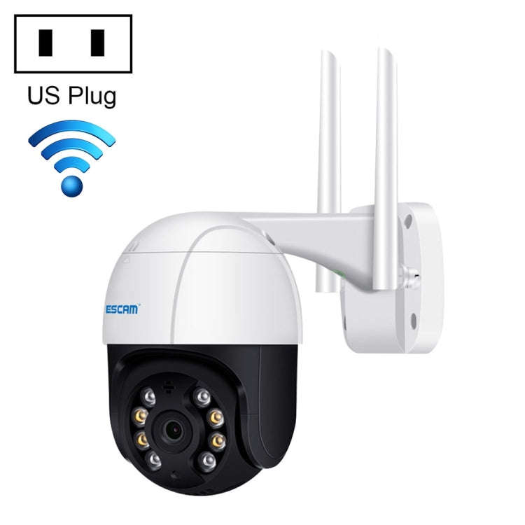 ESCAM QF218 1080P Pan / Tilt AI Humanoid Detection IP66 Waterproof WiFi IP Camera, Support ONVIF ...