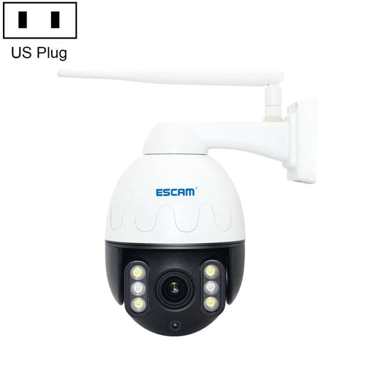 ESCAM Q5068 H.265 5MP Pan / Tilt / 4X Zoom WiFi Waterproof IP Camera, Support ONVIF Two Way Talk ...