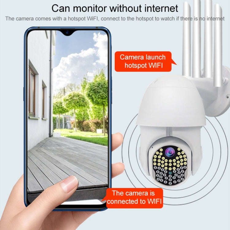 AL-63 2.0 Million Pixels 1080P HD WiFi IP Camera, Support Night Vision & Motion Detection & Two-w...