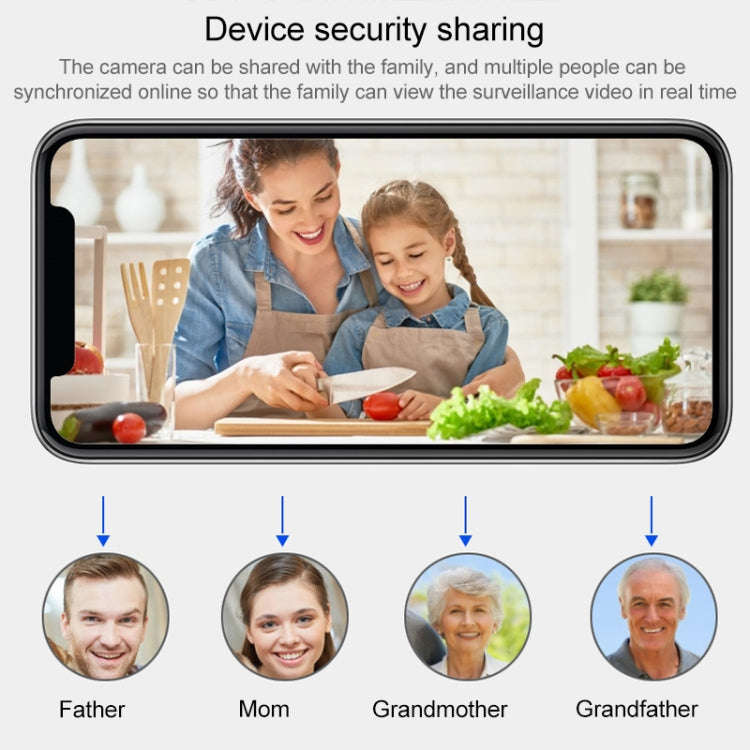 AL-63 2.0 Million Pixels 1080P HD WiFi IP Camera, Support Night Vision & Motion Detection & Two-w...