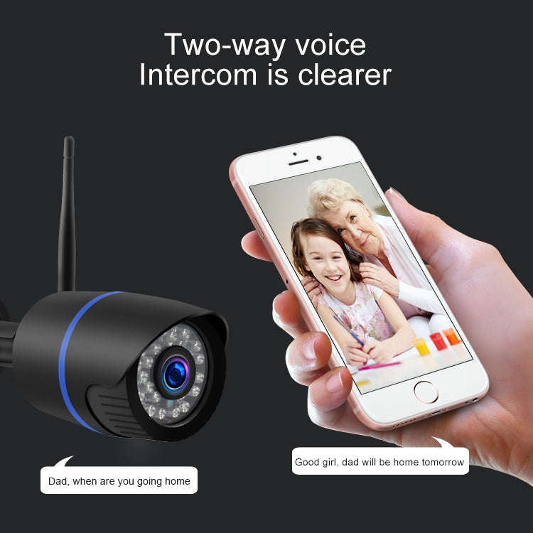 Q4 2.0 Million Pixels 1080P HD Wireless IP Camera, Support Motion Detection & Two-way Audio & Inf...